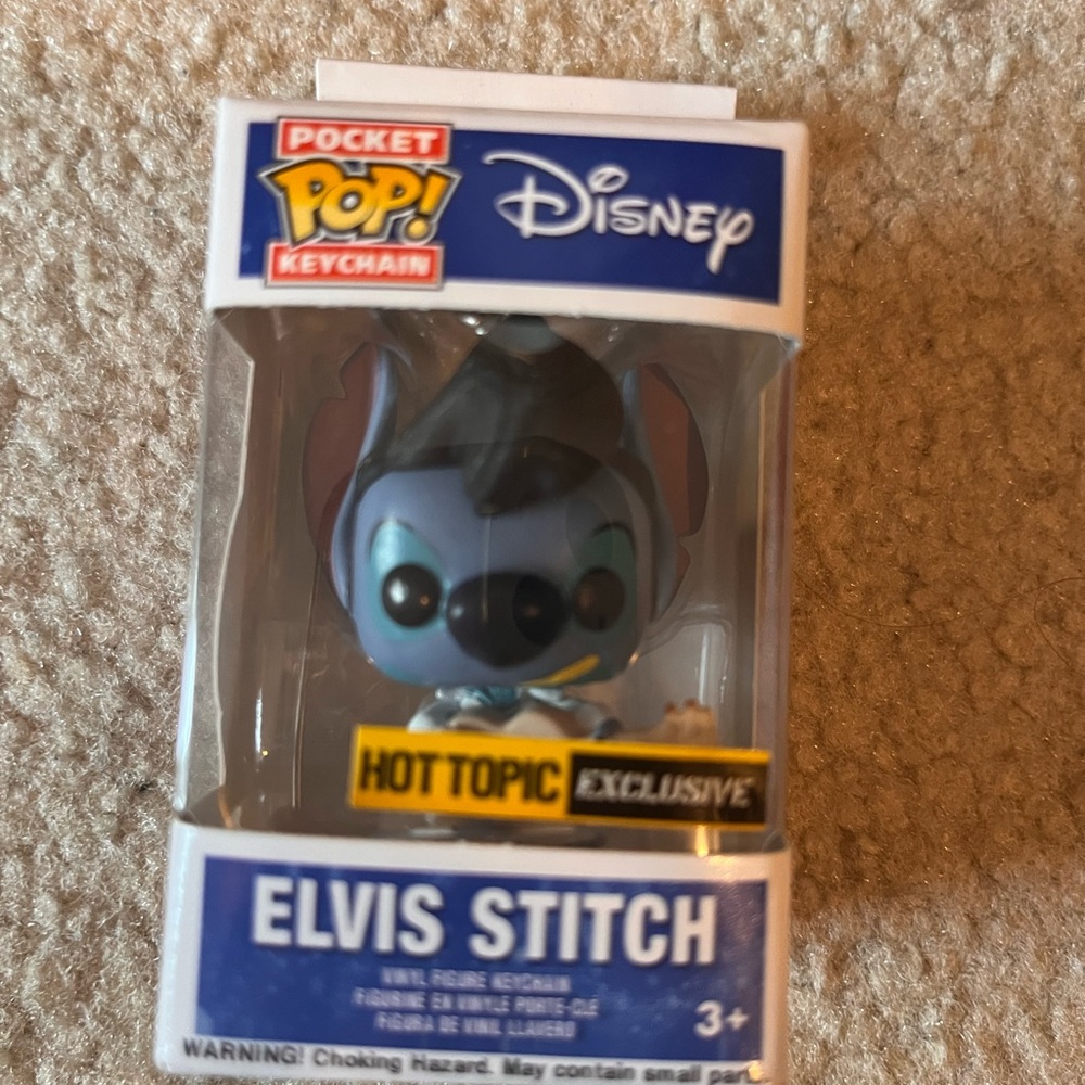 Disney Elvis Stitch Pocket Pop! Keychain